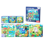 Pädagogisches Cartoon-Magnetpuzzle für Kinder