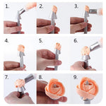 Blütenblatt Spritztüllen 5- Set für Kuchen