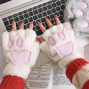 Pfoten warme & flauschige Handschuhe