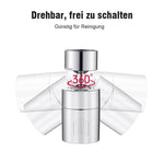 Drehbarer Doppelfunktions-Bubbler-Wasserhahnkopf