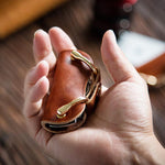 Schlüsselanhänger Lederhalter Tasche