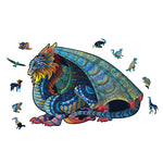 3D-Tier-Puzzle-Spielzeug aus Holz