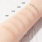 Wasserdichter Augenbrauenstift aus Holz (12 Stück)