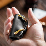 Schlüsselanhänger Lederhalter Tasche