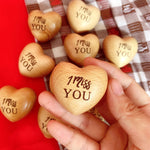 Pocket Hug Herz aus Holz—Thanksgiving-Geschenke, Weihnachtsgeschenke