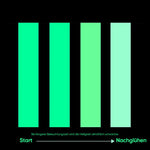 Leuchtendes Warnband