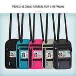 Reisehalstasche mit RFID-blockierendem Reisepasshalter