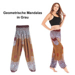 Geometrische Mandalas Damen Haremshose