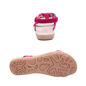 Böhmische Sandalen für die Damen mit Strass