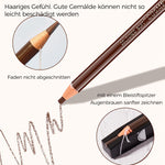Wasserdichter Augenbrauenstift aus Holz (12 Stück)