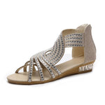 Frau Sommer Strass Sandalen