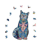 3D-Tier-Puzzle-Spielzeug aus Holz