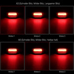 3 in 1 Fahrrad kabellose Fernbedienung- Rücklicht