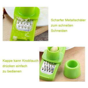 Küchenwerkzeuge Reibe Kochgeräte Multifunktionsschleifen des Knoblauchs（Grün）