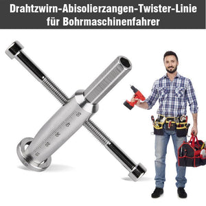 Drahtzwirn-Abisolierzangen-Twister-Linie für Bohrmaschinenfahrer