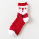 Frauen Weihnachten Plüsch Socken