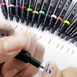 Bequee DIY 3D Nagel Stift, 16 Farben ein Set