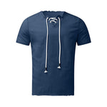 Stretch-Jeanshemd mit Schnürung für Herren