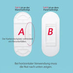 Lochfreier Steckdose- Halter