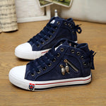 Denim Sport Turnschuhe Segeltuchschuhe