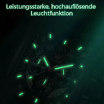 Leuchtende quadratische automatische mechanische Luxusuhr