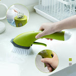 Küchenreinigungsbürste mit Wasserspray