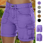 Lässige Shorts mit hoher Taille