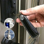 Kreativer Schlüsselbundorganisator aus Leder