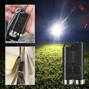 Magnetische Mini-Schlüsselanhänger-Taschenlampe