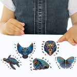 3D-Tier-Puzzle-Spielzeug aus Holz