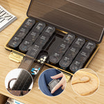 7 Tage tragbare Pillenbox