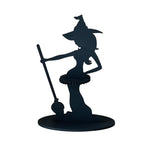 Hölzerne Halloween-Hexe-Serviettenhalter-Verzierung