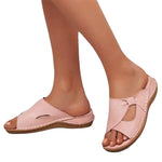 Lässige Damen-Slip Toe Sandalen