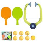 Tischtennistrainer für die Innenanwendung mit Federung(2 Schläger + 6 Bälle)