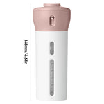 4-in-1-Flasche mit tragbarem Hautpflegespender