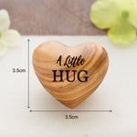 Pocket Hug Herz aus Holz—Thanksgiving-Geschenke, Weihnachtsgeschenke