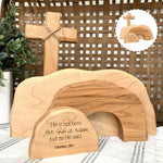 Ostern Szene hölzerne Dekoration