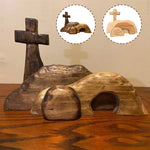 Ostern Szene hölzerne Dekoration