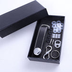 Kreativer Schlüsselbundorganisator aus Leder