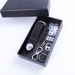 Kreativer Schlüsselbundorganisator aus Leder