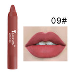 12-farbiger matter Lippenstift